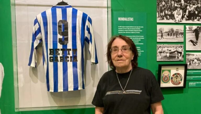 La historia de Betty García, vecina de Avellaneda y pionera del fútbol femenino que le ganó a Inglaterra antes que Maradona