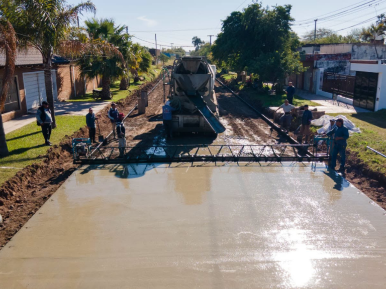 🔴 SÁENZ PEÑA | El Municipio avanza con nuevas obras de pavimento en distintos sectores de la ciudad
