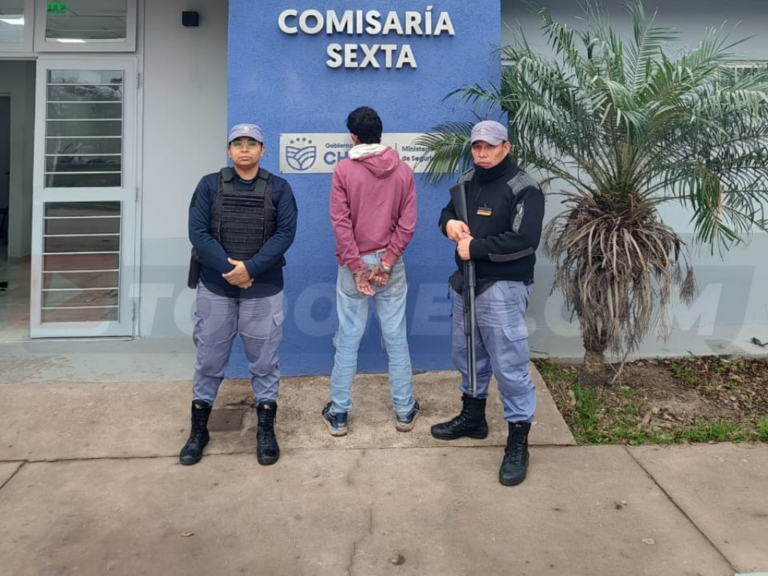 🔴 SÁENZ PEÑA | Detuvieron a un hombre tras ser sorprendido dentro de una vivienda del barrio Néstor Kirchner
