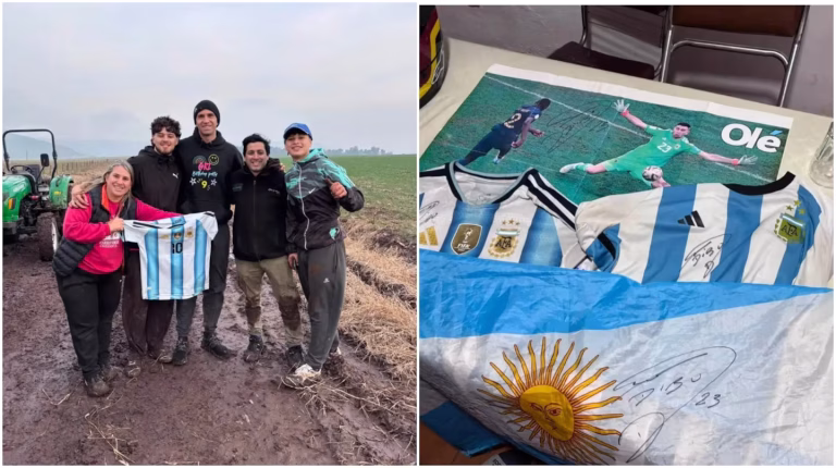 🔴 DEPORTES | Dibu Martínez sufrió un inesperado problema con su camioneta: dos vecinos lo ayudaron y recibieron un regalo inolvidable