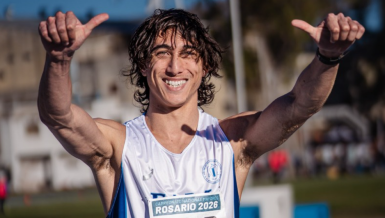 Quién es Martín Saavedra, el atleta de Monte Grande que rompió el récord argentino de salto en largo tras 23 años