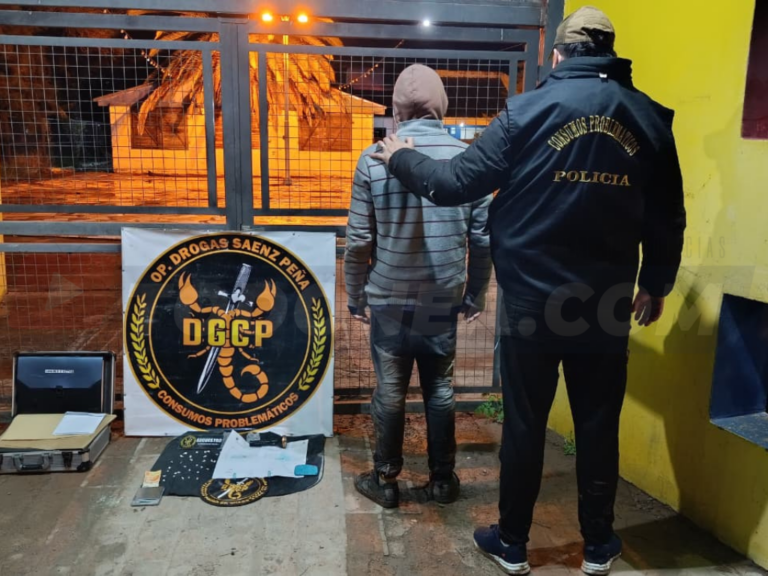 🔴 SÁENZ PEÑA | Cayó un joven con dosis de cocaína listas para su presunta comercialización