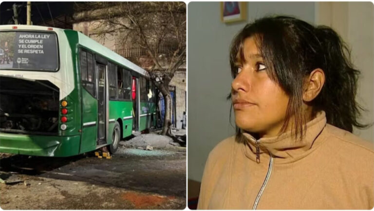 «Nos salvó el diente de mi hija»: el tremendo relato de la vecina de Temperley que terminó con un colectivo en su casa