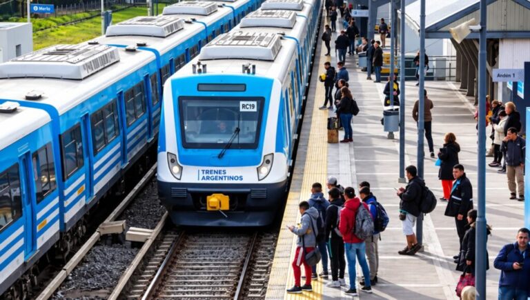 El tren Sarmiento circulará con servicio limitado: hará solamente el tramo Once-Castelar por obras en las vías