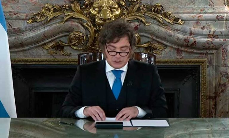 Milei anunció que endurecerá sanciones a empresas que exploten recursos naturales en Malvinas