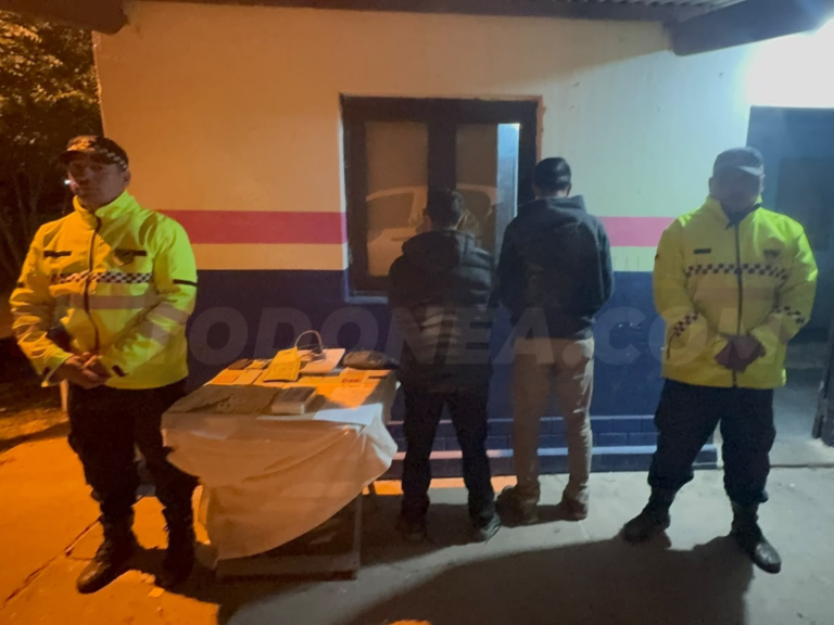 🔴 POLICIALES | Dos hombres de Formosa fueron detenidos con cocaína en el norte del Chaco